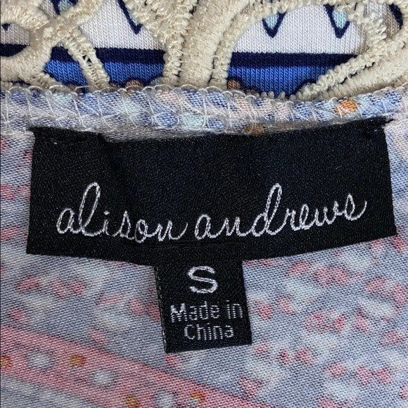 Alison Andrews Button Down Front Tie Blous… - Picture 5 of 6